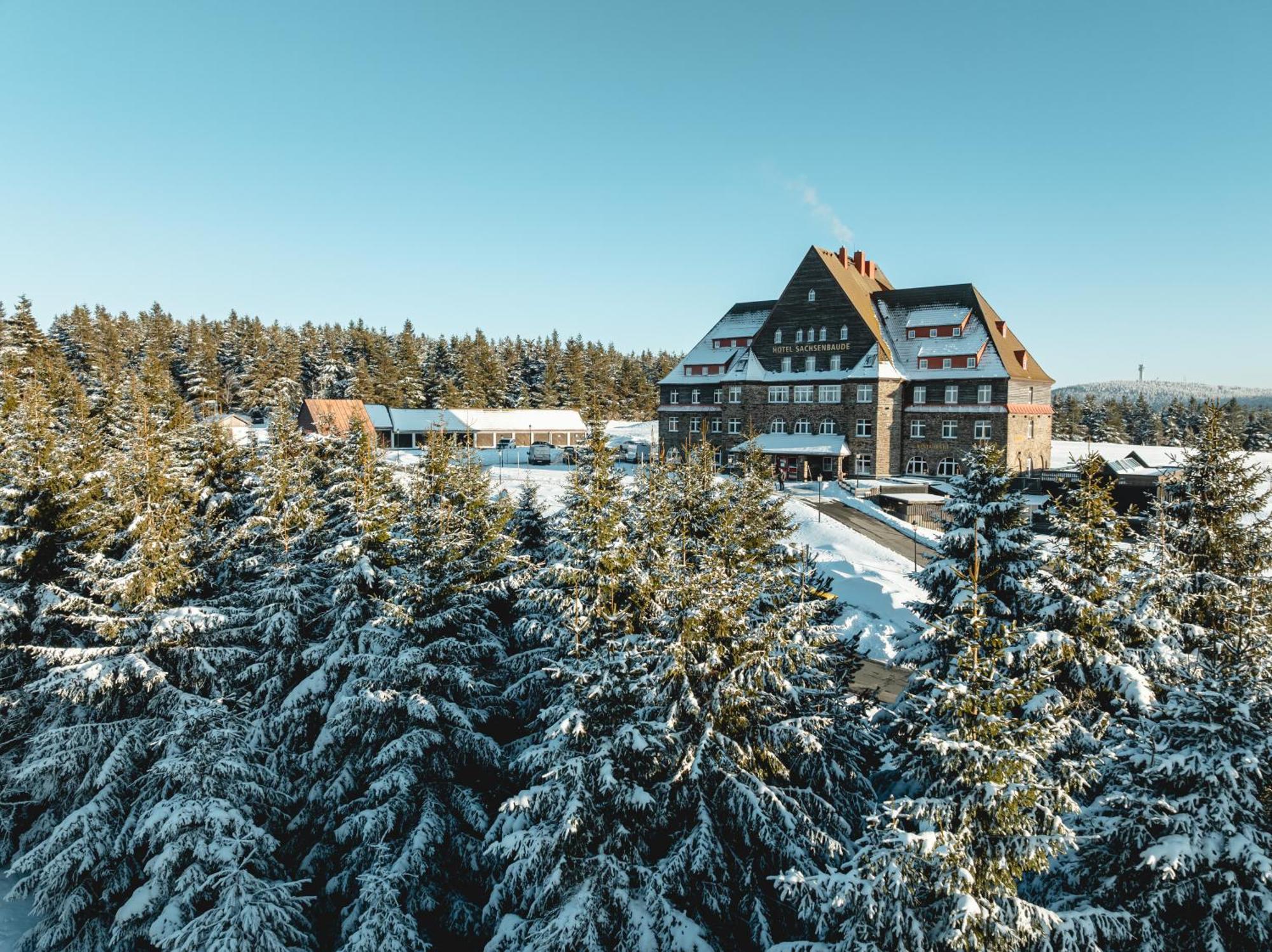 Naturhotel Sachsenbaude Oberwiesenthal Eksteriør bilde